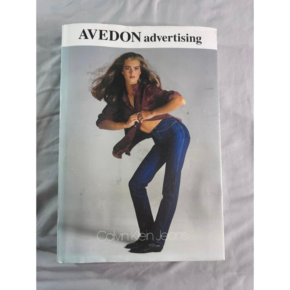 Richard Avedon Advertising Photographic History Hardcover Calvin Klein Fashion